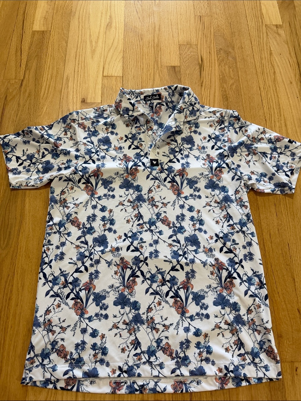 Bad Birdie Men's Wild One Polo Sz S
